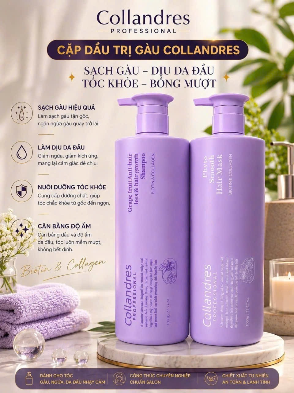 Dầu gội COLLADRES